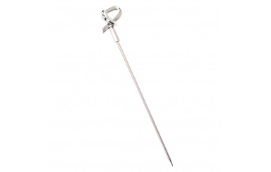 PALILLOS ACERO NUDO BAMBU SET X 12 PLATA BAR FLY