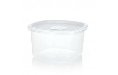 RECIPIENTE PLUS CUADRADO 1.5L BLANCO X12