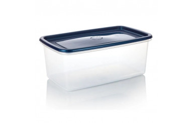 RECIPIENTE PLUS RECTANGULAR 4L AZUL NOCHE X8