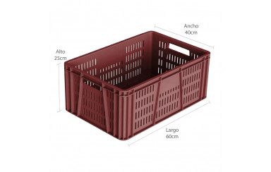 CAJA TR FDO LINEAL PARED LINEAL VINO TINTO