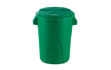 PAPELERA VAIVEN PLANA 35L VERDE-ORGANICO APROVECHABLE