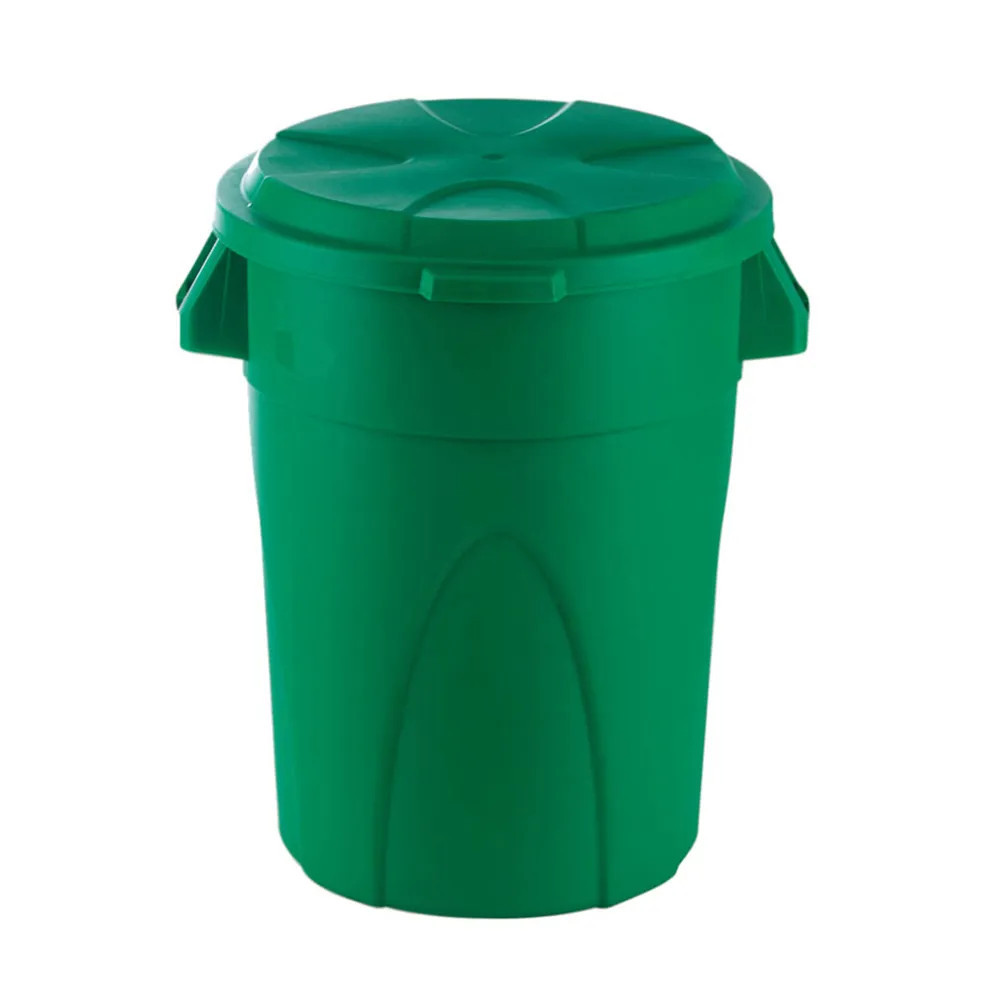 PAPELERA VAIVEN PLANA 35L VERDE-ORGANICO APROVECHABLE