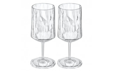 SET X 2 COPAS DE VINO PEQUEÑO POLICARBONATO 200 ML NATURAL