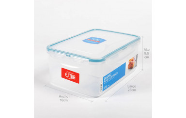 RECIPIENTE RECTANGULAR CLASSIC 2.3L NATURAL