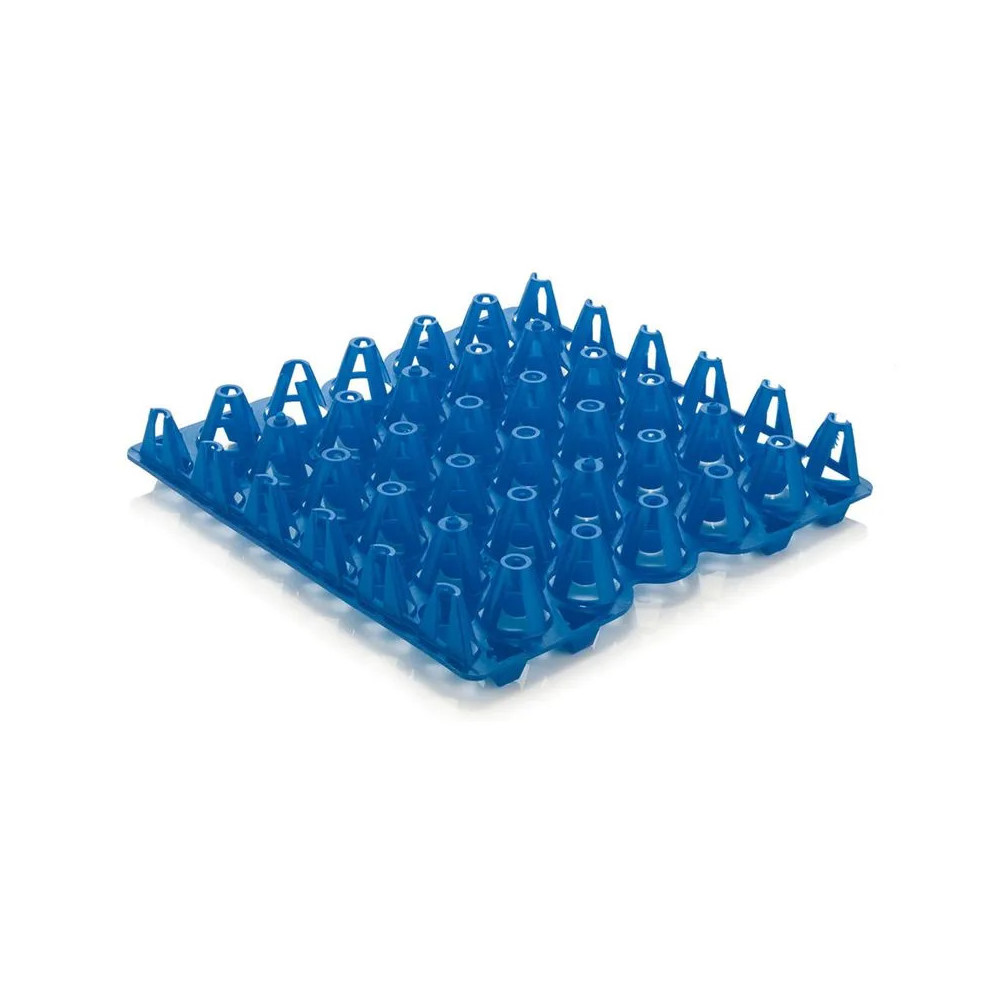 BANDEJA HUEVOS FLEXIBLE AZUL