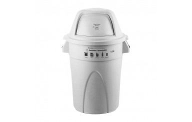 CONTENEDOR ELITE 121L BLANCO-RECICLABLE APROVECHABLE