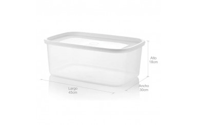 CAJA ORGANIZADORA PLUS 16L BLANCO