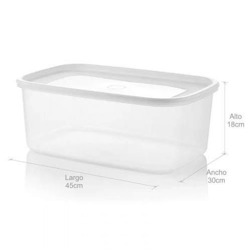 CAJA ORGANIZADORA PLUS 16L BLANCO