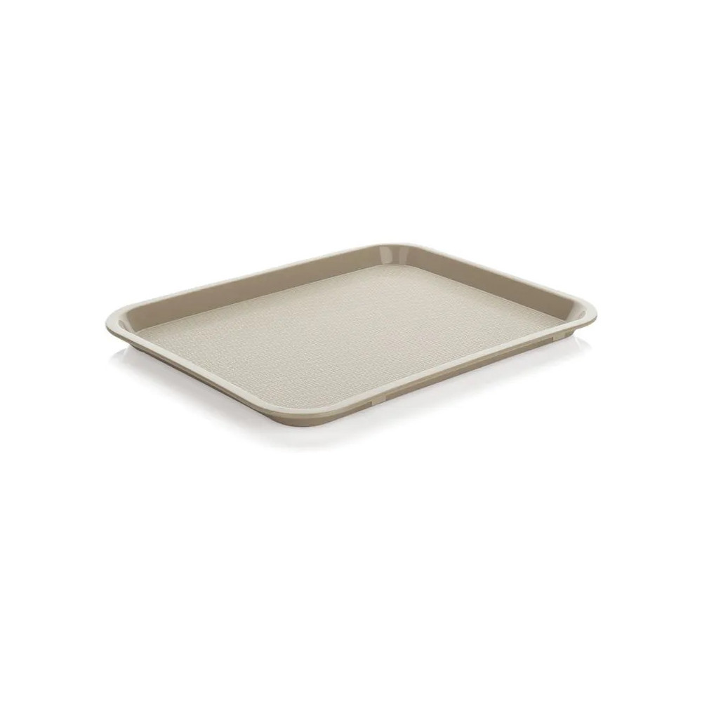 BANDEJA DE AUTOSERVICIO PEQUEÑA 27X35CM BEIGE