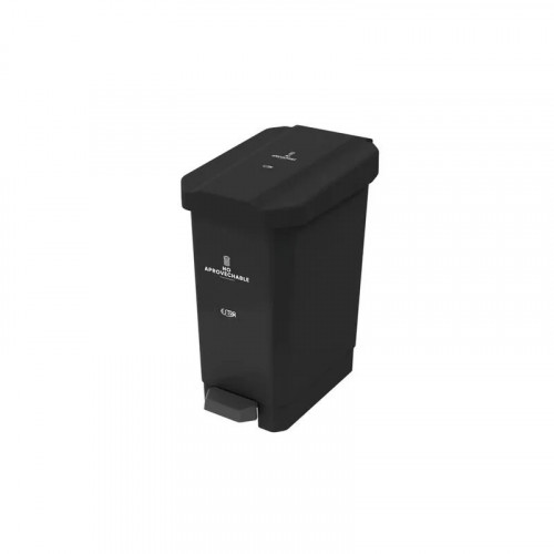 CANECA-ESTRABINS PEDAL 10L NEGRO-NO APROVECHABLE