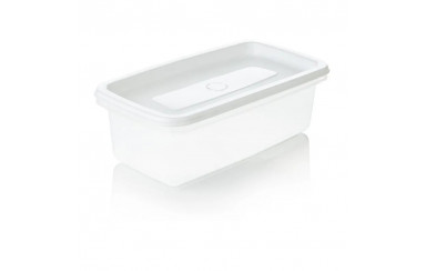 RECIPIENTE PLUS RECTANGULAR 2L BLANCO-CONGELACION