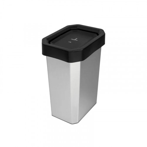 CANECA-PAPELERA ESTRABINS VAIVEN 10L NEGRO-NO APROVECHABLE-IML METALIZADO