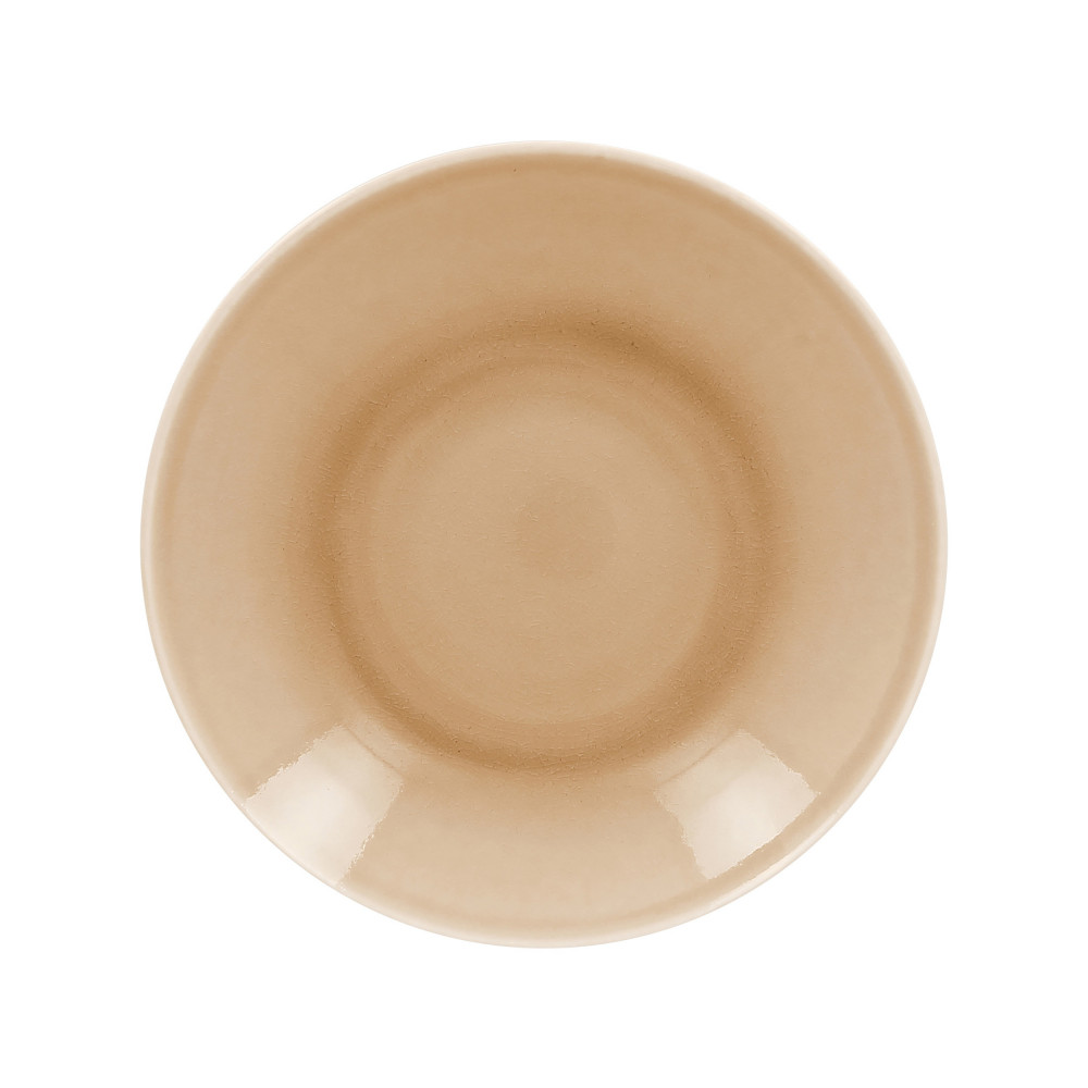 PLATO HONDO COUPE VINTAGE BEIGE 23CM
