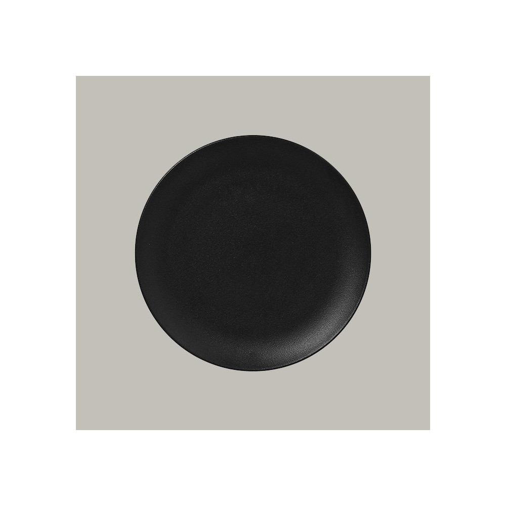 PLATO LLANO COUPE (Ø 31 X H 3.2 CMS) - NEOFUSION NEGRO