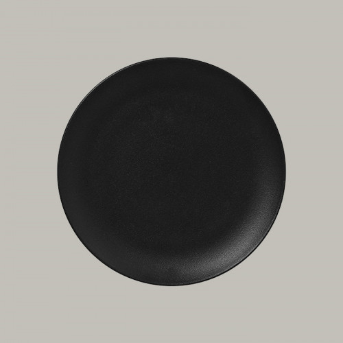PLATO LLANO COUPE (Ø 31 X H 3.2 CMS) - NEOFUSION NEGRO