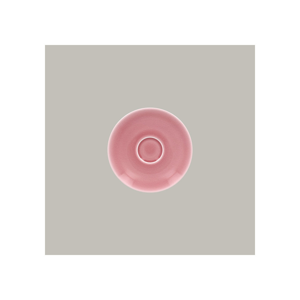 PLATILLO POCILLO TE VINTAGE ROSADO 15CM