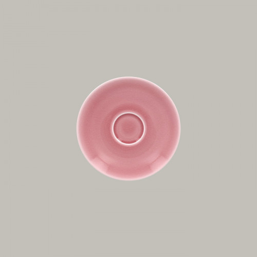 PLATILLO POCILLO TE VINTAGE ROSADO 15CM