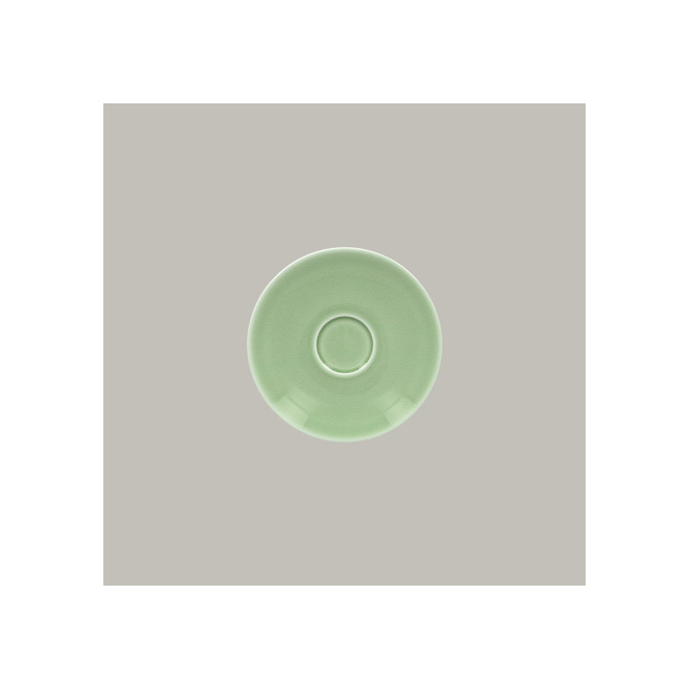 PLATILLO POCILLO TE VINTAGE VERDE 15CM