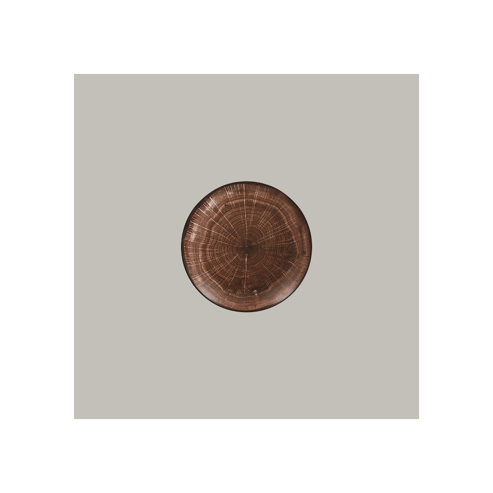 PLATO LLANO COUPE (Ø 21 CMS) - WOODART OAK BROWN