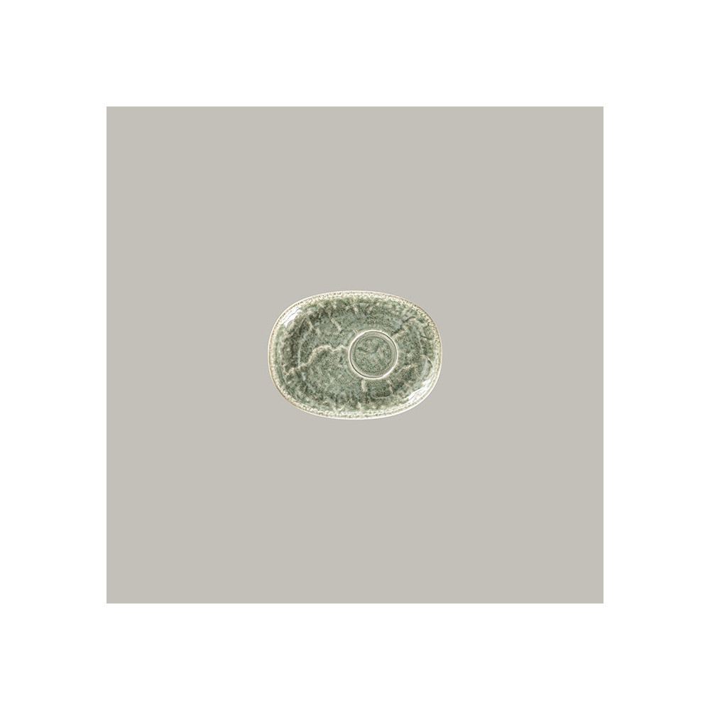 PLATO OVALADO 19 CM  PARA POCILLO TE KRUSH SAGE