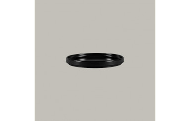 PLATO REDONDO 20 CM NORDIC NEGRO