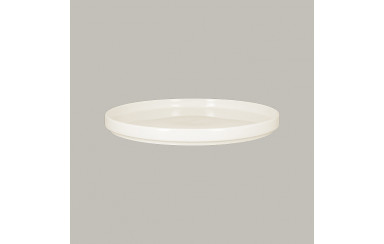 PLATO REDONDO 27 CM NORDIC BLANCO