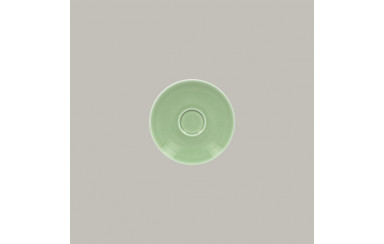 PLATILLO POCILLO ESPRESSO VINTAGE VERDE 13CM