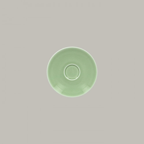 PLATILLO POCILLO ESPRESSO VINTAGE VERDE 13CM