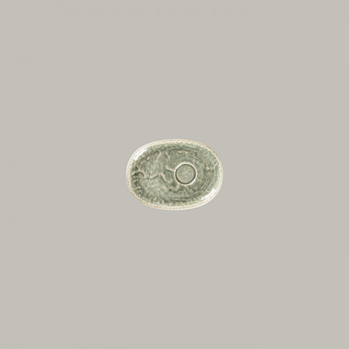 PLATO OVALADO 15 CM  PARA POCILLO ESPRESSO KRUSH SAGE