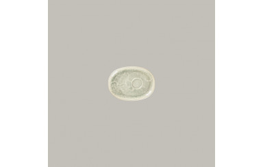 PLATO OVALADO 15 CM  PARA POCILLO ESPRESSO KRUSH CELADON