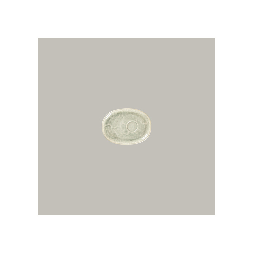 PLATO OVALADO 15 CM  PARA POCILLO ESPRESSO KRUSH CELADON