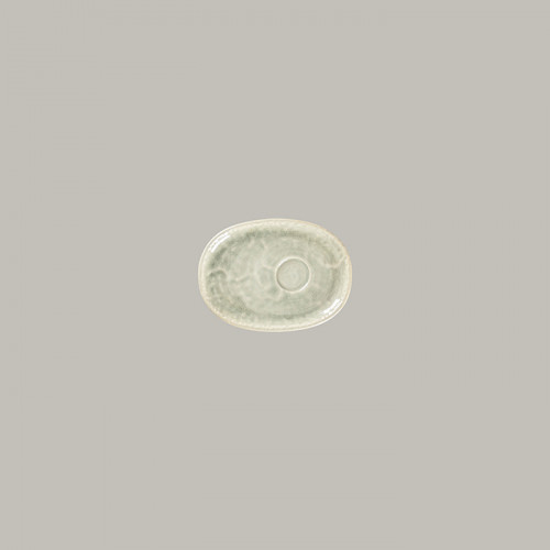 PLATO OVALADO 15 CM  PARA POCILLO ESPRESSO KRUSH CELADON